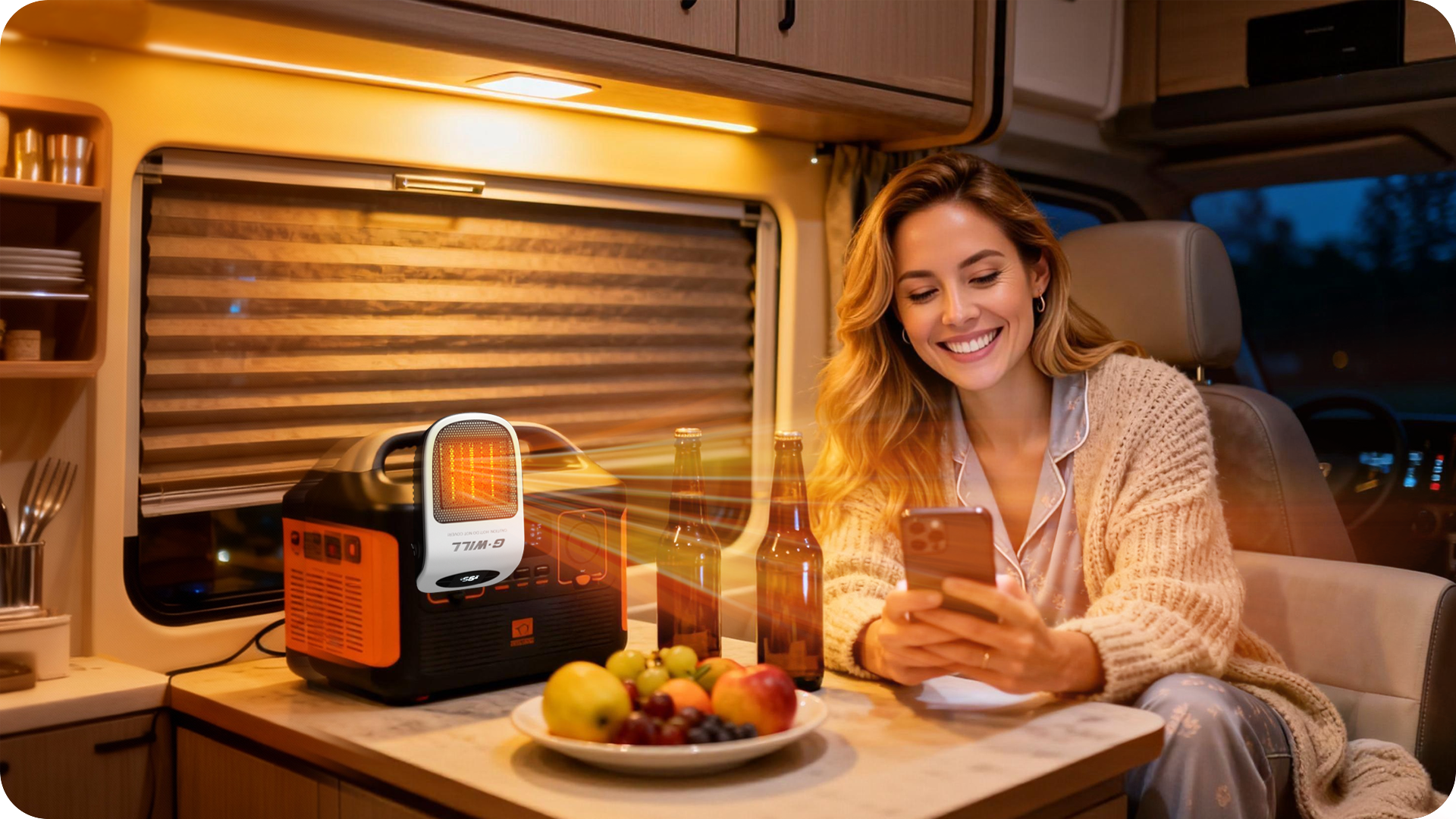 Cozy RV heating with G-WILL Smart Heater